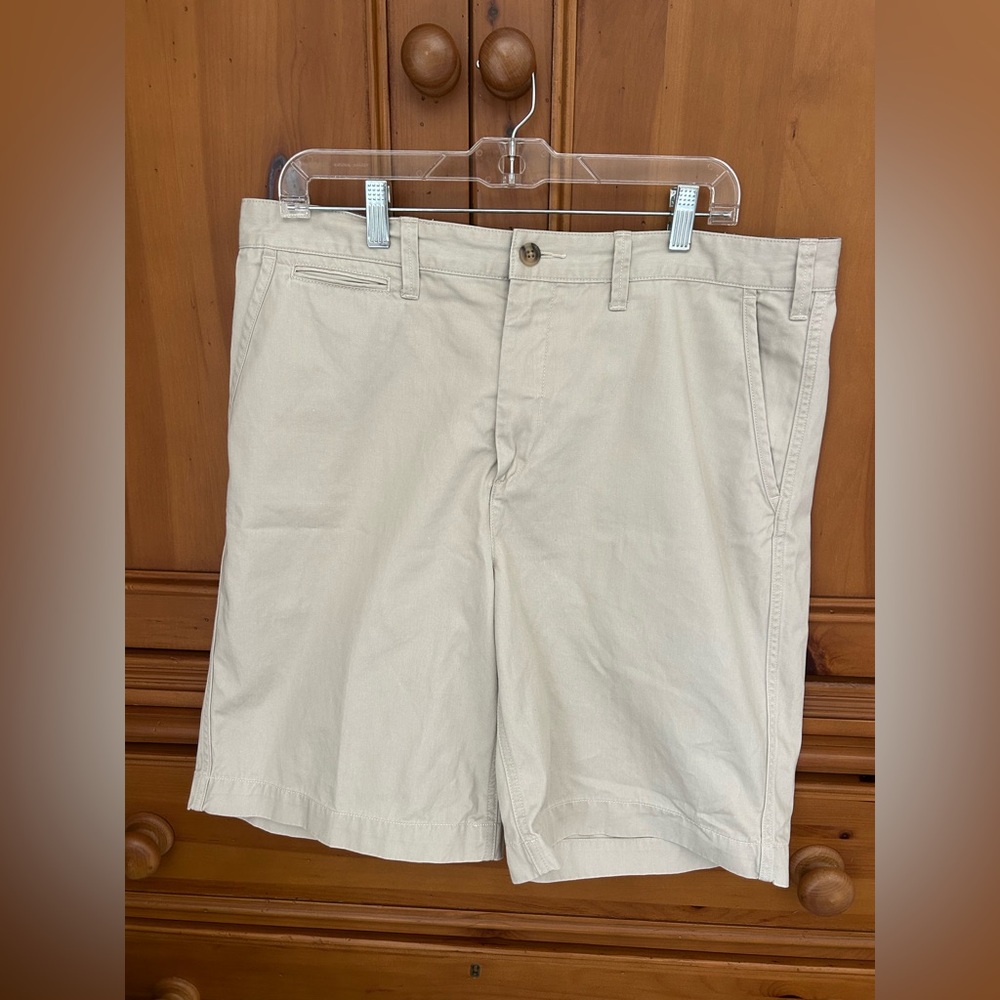 Polo Ralph Lauren Shorts Mens Relaxed Fit Sz 35 Beige Khaki Preppy Golf 9 1/2”